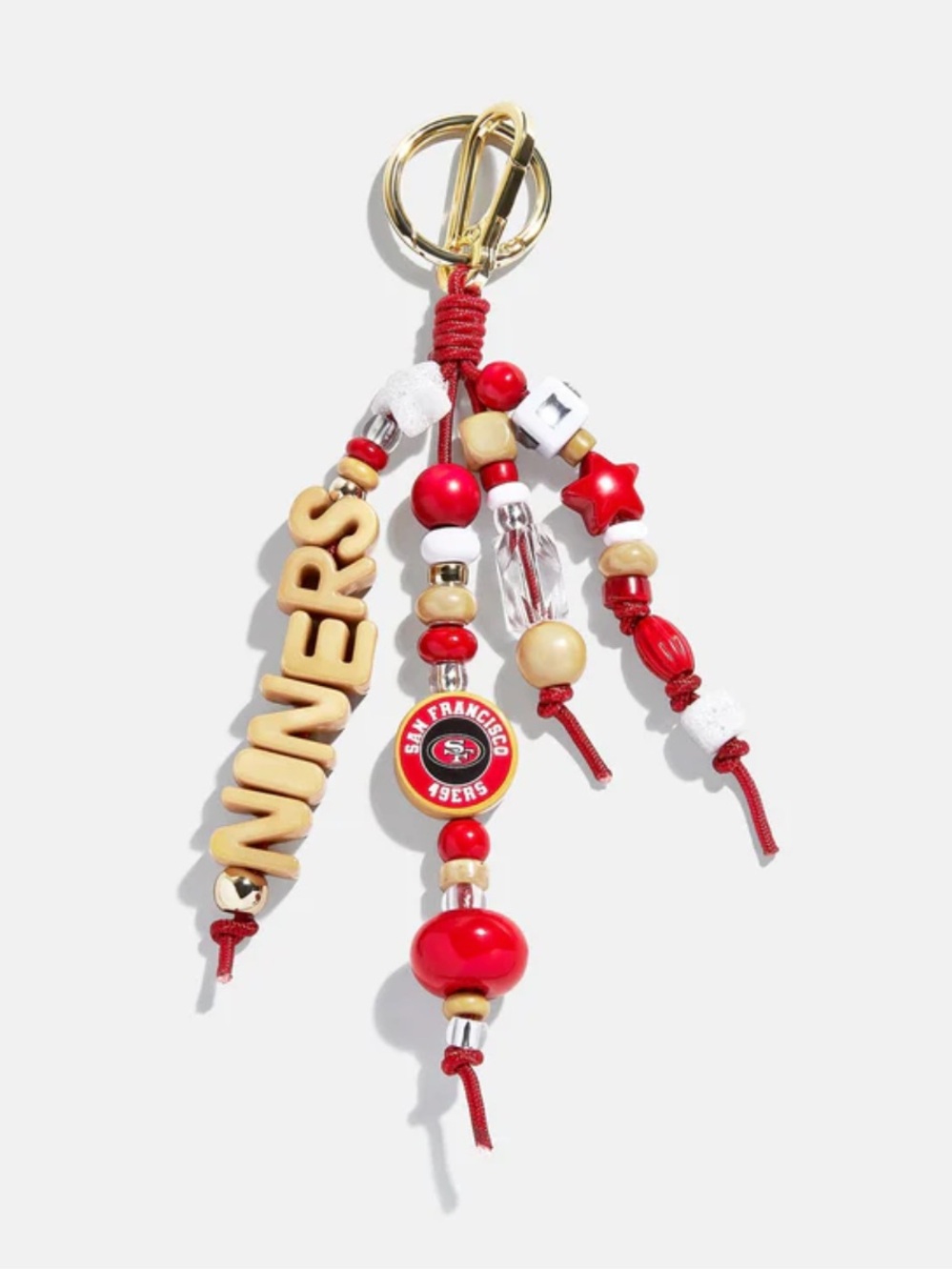 NWT Baublebar NFL San Francisco 49ers Beaded Bag Charm